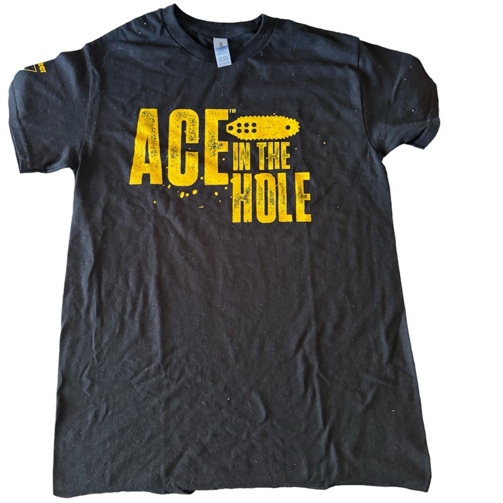 Gildan | Men NWOT Ace in the hole black t shirt size small